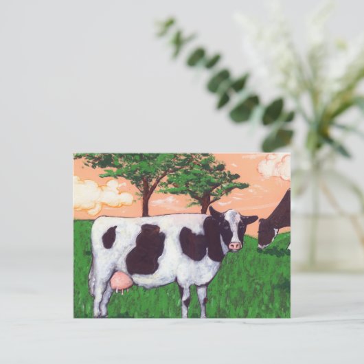 Defiant Dairy Cow Briefkaart (Staand voorkant)