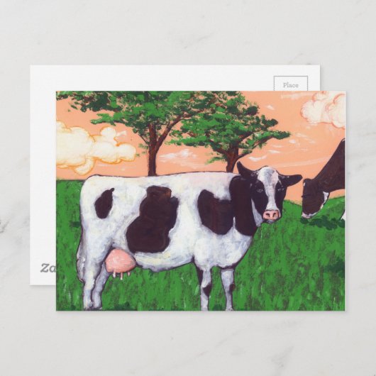 Defiant Dairy Cow Briefkaart (Voorkant / Achterkant)