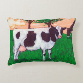 Defiant Dairy Cow Decoratief Kussen