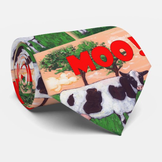 Defiant Dairy Cow Stropdas (Opgerold)