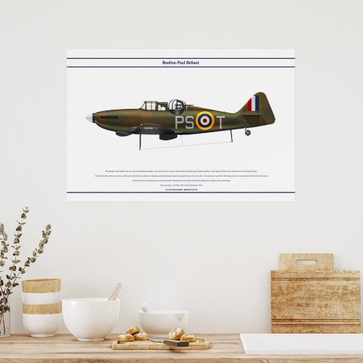 Defiant MK I 264 Sqn 2 Poster (Keuken)