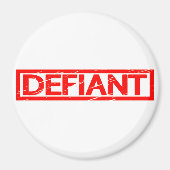 Defiant Stamp Magneet (Voorkant)