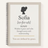 Defined by Name Spiral Notebook Notitieboek (Voorkant)