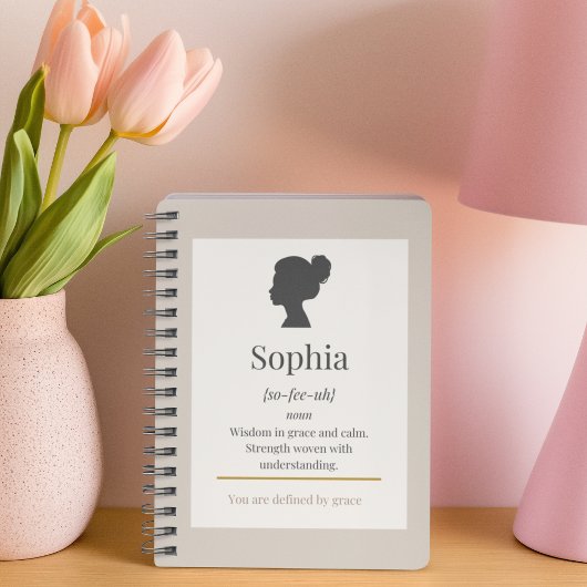 Defined by Name Spiral Notebook Notitieboek