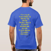 Defineren van de politie T-Shirt (4) (Achterkant)