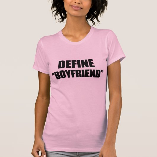 Definieer Boyvriend T-shirt (Voorkant)