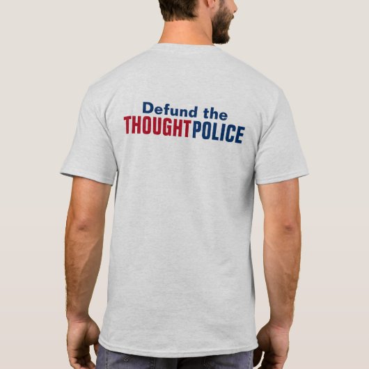 Definieer de denkpolitie t-shirt (Achterkant)