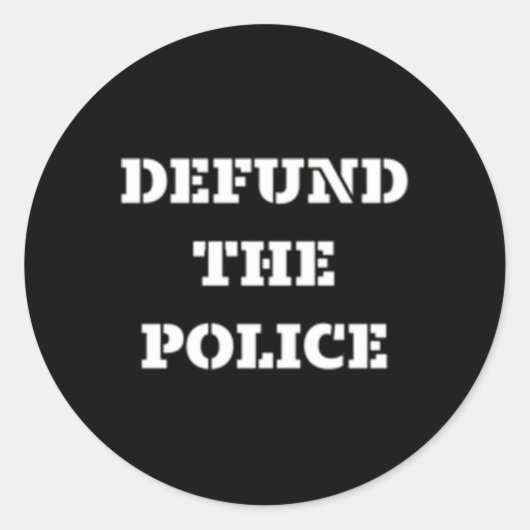 Definieer de politie ronde sticker (Voorkant)