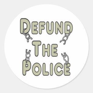 Definieer de politie ronde sticker