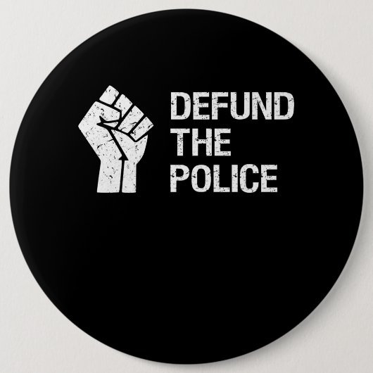 Definieer de politiefunctie ronde button 6,0 cm (Voorkant)