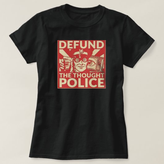 Definieer de Posters van de Gedachte Politie T-shirt (Design voorkant)