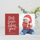 Definieer "Goede" Foto Kerstkaart (Staand voorkant)