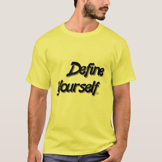 Definieer jezelf t-shirt (Voorkant)