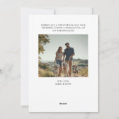 Definieer Naughty Funny 4 Foto Hond Kerstmis Pet Feestdagenkaart (Achterkant)