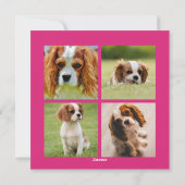 Definieer ondeugend | 5 Fotocollage | Kerstmis Feestdagenkaart (Achterkant)