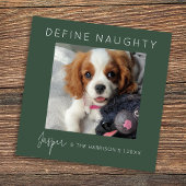 Definieer ondeugend | 5 Fotocollage | Kerstmis Feestdagenkaart