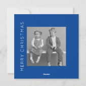 Definieer ondeugend | 5 Fotocollage Kerstmis Feestdagenkaart (Achterkant)