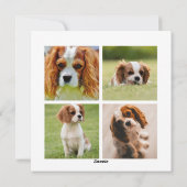 Definieer ondeugend | 5 Fotocollage | Vaderdag Feestdagenkaart (Achterkant)