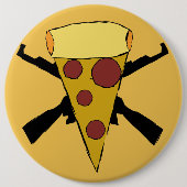 Definieer Pop Punk Pizza pin Ronde Button 6,0 Cm (Voorkant)