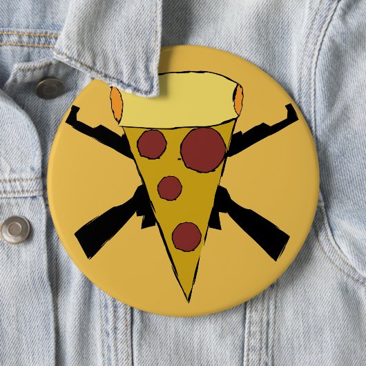 Definieer Pop Punk Pizza pin Ronde Button 6,0 Cm (In situ)