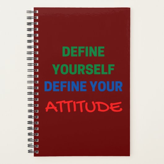 Definieer uw eigen houding planner (Voorkant)