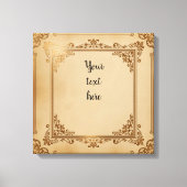 "Definieer uw nalatenschap" - Aangepaste Motivatie Canvas Afdruk (Voorkant)