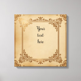 "Definieer uw nalatenschap" - Aangepaste Motivatie Canvas Afdruk