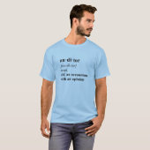Definitie accountant - blk t-shirt (Voorkant volledig)