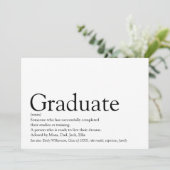 Definitie Afstudeerfeest 4 Foto Kaart (Staand voorkant)