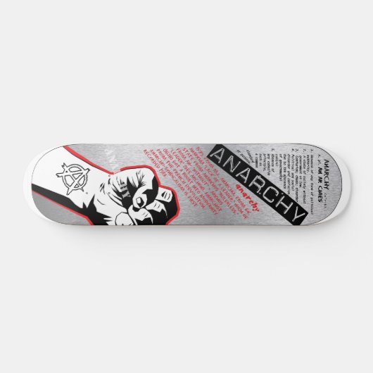 Definitie anarchie skateboard (Horizontaal)