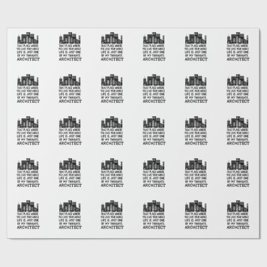 Definitie architect cadeaupapier (Vlak)