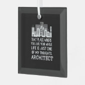 Definitie architect glas ornament (Voorkant links)