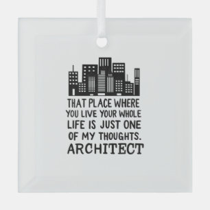 Definitie architect glas ornament