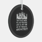 Definitie architect glas ornament (Voorkant Rechts)