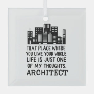 Definitie architect glas ornament