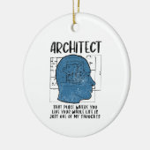 Definitie architect keramisch ornament (Links)
