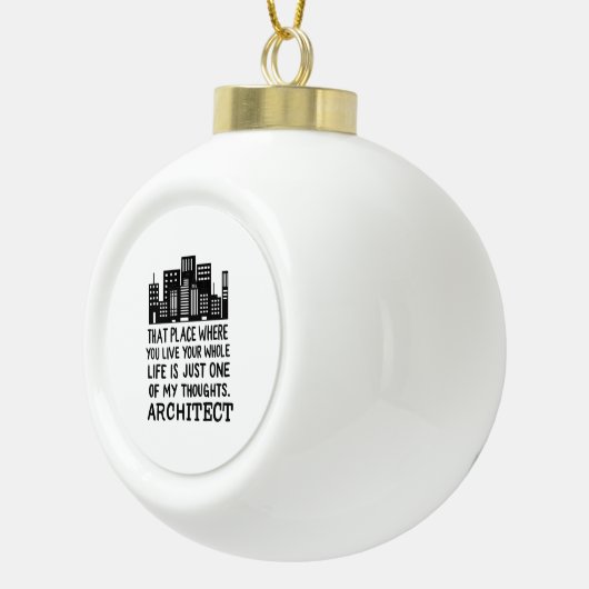 Definitie architect keramische bal ornament (Rechts)