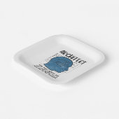 Definitie architect papieren bordje (Gebogen)