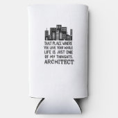 Definitie architect seltzer blikjeskoeler (Voorkant)