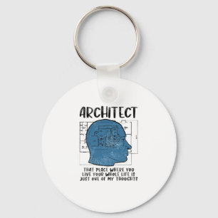 Definitie architect sleutelhanger