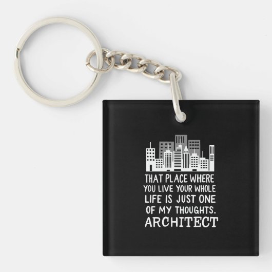 Definitie architect sleutelhanger (voorkant)