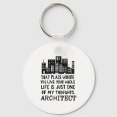 Definitie architect sleutelhanger (Voorkant)