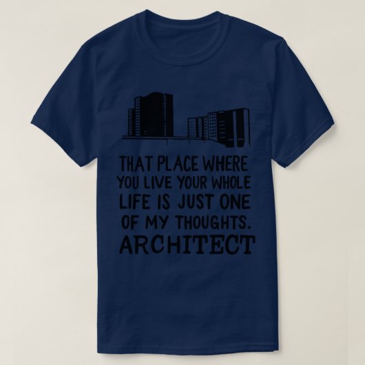 Definitie architect t-shirt (Design voorkant)