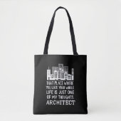 Definitie architect tote bag (Voorkant)