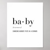 Definitie Baby Poster (Voorkant)