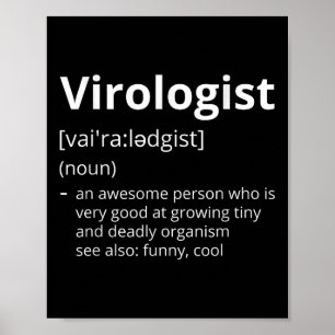 Definitie Beschrijving Virologe Poster