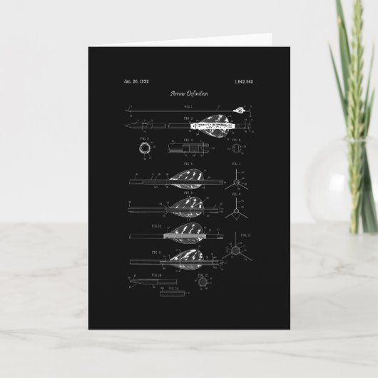 Definitie boogschietpijl kaart (Voorkant)
