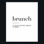 Definitie Brunch Poster<br><div class="desc">Definitie Brunch</div>