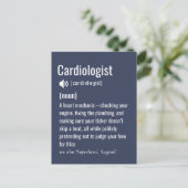 Definitie cardioloog briefkaart (Staand voorkant)