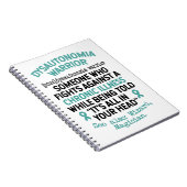 Definitie Dysautonomia Warrior Notitieboek (Rechterzijde)